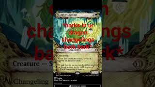the best changeling ever acknowledges another great. very excited for more. #mtg #commander