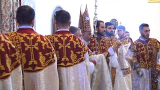 Մայր Տաճարում եպիսկոպոսական անդրանիկ Պատարագն է մատուցել Սյունյաց թեմի առաջնորդը