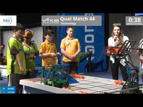 VEX Worlds 2016 - VEXIQ Elementary School - Technology - Qual 44 (2518C 1111A) 63