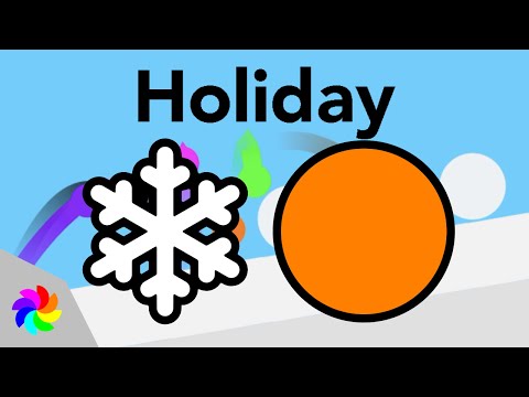 If Marbles Celebrated Christmas - Algodoo Marble Race