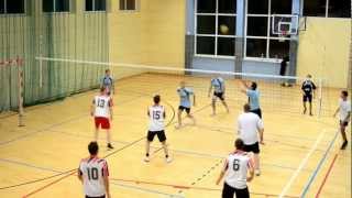 preview picture of video 'Amatorska Liga Piłki Siatkowej w Lubaczowie,  6 styczeń,2013r.'