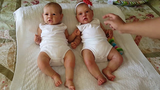 Reborn Size Comparison Between Saskai~Bonnie Brown &amp; Penny~Natalie Blick