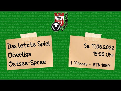1. Männer -   BTV 1850   | OOS Das letzte Spiel | Saison 21/22 | Sa. 11.06.2022, 15:00 Uhr