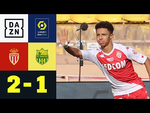 Kovacs Monegassen weiterhin ungeschlagen: AS Monaco - FC Nantes 2:1 | Ligue 1 | DAZN Highlights