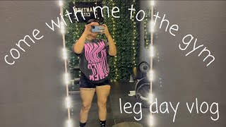 come to the gym with me ! LEG DAY EDITION 🦋