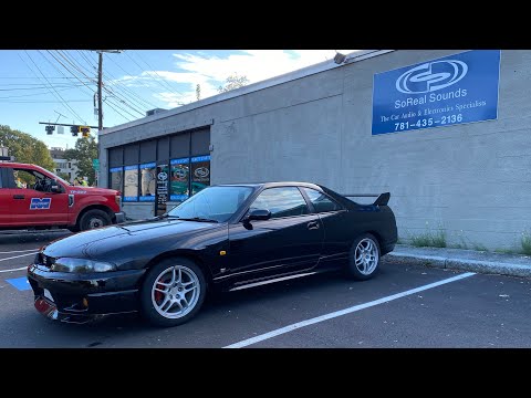 1995 Nissan Skyline GTR Window Tint Installation