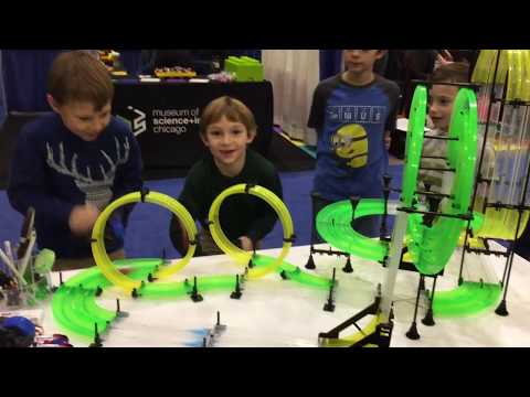 Peradix Car Race Track, 151PCs 960CM Rail Car Track Set Double RC Racing Kids Toys