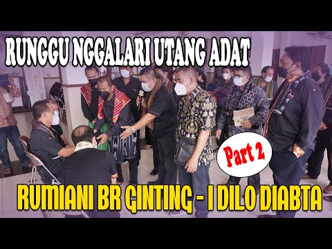 RUNGGU NGGALARI UTANG ADAT | RUMIANI BR GINTING - ORTU FITRA & NOVITA BARUS - I DILO DIBATA | PART#2