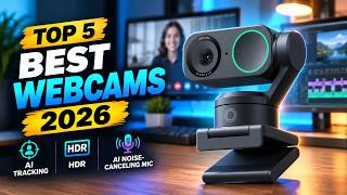 Top 5 Best Webcams in 2026 📹🔥 | Best 4K & Full HD Webcams for Streaming and Work