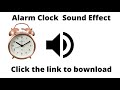 Sound Alarm Clock Bell Ringing Sound Effect