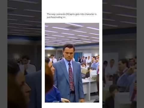 The way Leonardo DiCaprio gets into character is just fascinating 👀