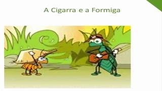 Historinha Infantil Contada - A Cigarra e a Formiga#fiqueemcasa
