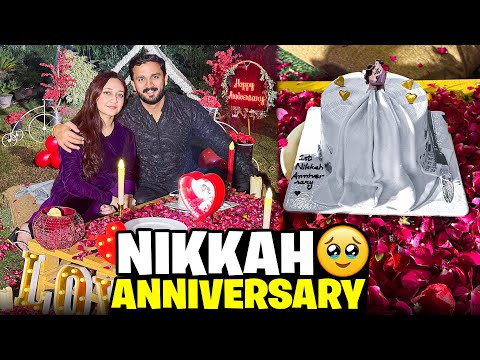 Celebrated First Nikkah Anniversary together💕Surprise for Emaan🙈