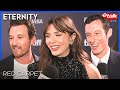 Callum Turner wants to be with Dua Lipa forever & Elizabeth Olsen HATES rollercoasters | TIFF