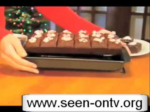 Perfect Brownie -- The World's First -- Bake, Slice and Serve Brownie Maker