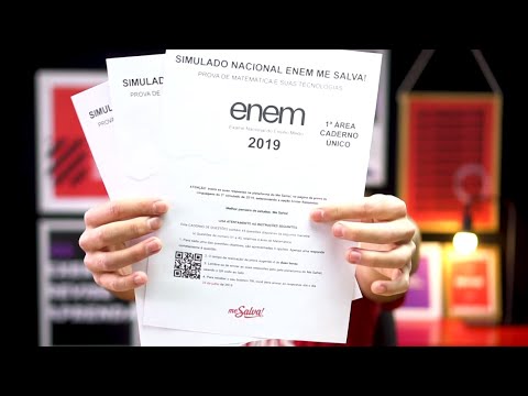Maratona ENEM 2019 Me Salva! com SIMULADÃO GRÁTIS