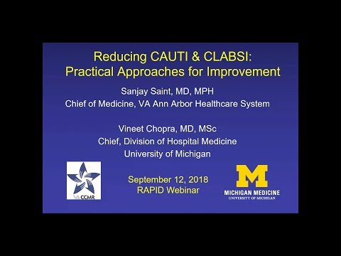 Reducing CAUTI and CLABSI: Practical Approaches for Improvement