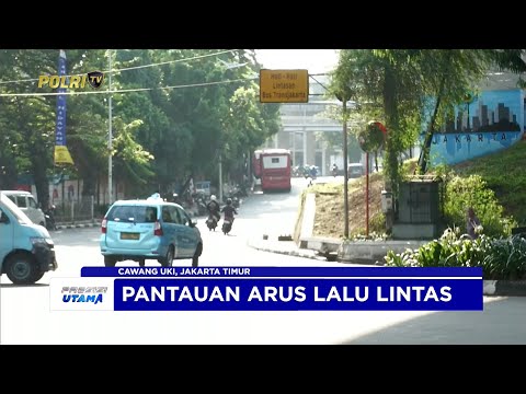 NTMC POLRI - PANTAUAN ARUS LALU LINTAS SORE CAWANG UKI, JAKARTA TIMUR