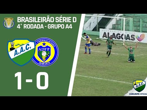 Coruripe 1x0 Freipaulistano/SE | 4° RODADA - BRASILEIRÃO SÉRIE D 2020