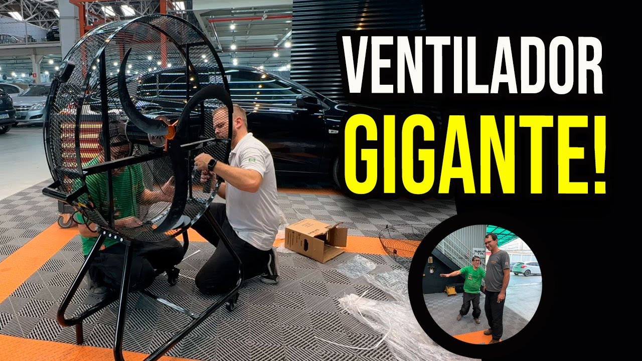 ESSE CALOR NÃO DÁ MAIS! Comprei um ventilador GIGANTE da GOAR ft. @Lojadomecanico
