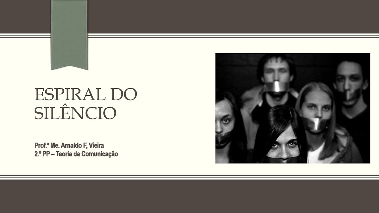 Espiral do Silêncio - Teoria da Comunicação II UNIRP