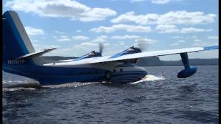 preview picture of video 'Three Grumman HU-16 Albatrosses Form Up'
