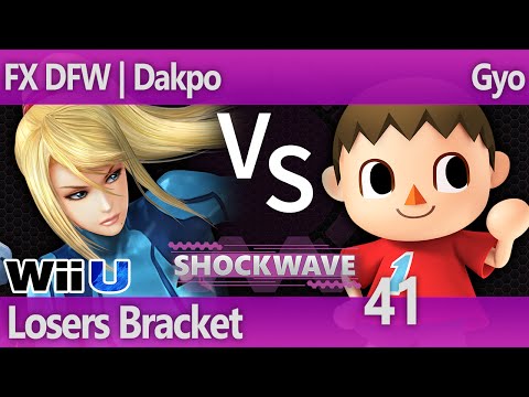 SW 41 Wii U - FX DFW | Dakpo (ZSS) vs Gyo (Villager, GnW) - Losers Bracket