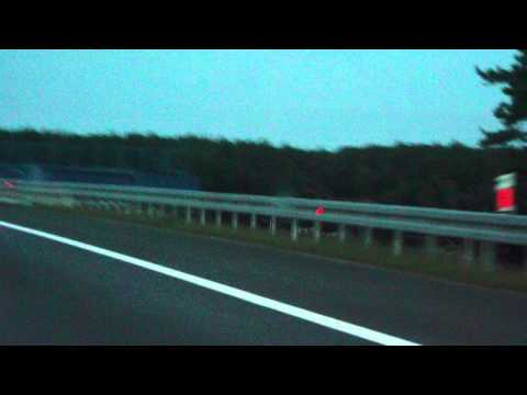 Jazda na A2 koło zjazdu Rzepin /Ride on A2 near junction Rzepin