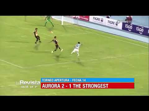 Torneo Apertura, Fecha 14: Aurora 2 – 1 The Strongest