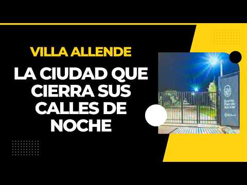 Villa Allende empezó a cerrar calles con portones: ¿más seguridad o más polémica?
