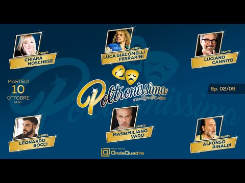 10.10.2023 - Poltronissima con Cannito, Noschese, Giacomelli Ferrarini, Vado, Bocci e Rinaldi