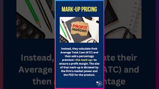 Mark-Up Pricing - 60 Second Enrichment Economics