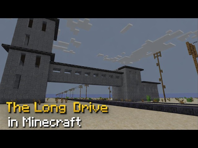 The Long Drive in Minecraft Minecraft Map