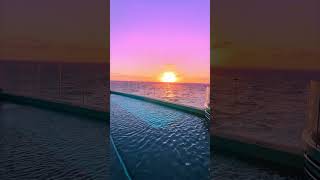 Can we just hit pause on this MSC Seascape sunrise? 🌅✨