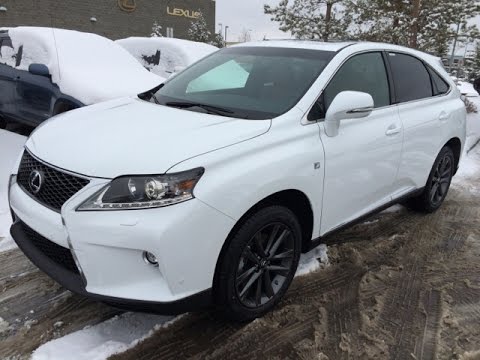 New White on Red 2015 Lexus RX 350 AWD F Sport Package Review - Edmonton, Alberta