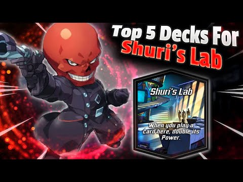 Marvel Snap Top 5 Best Decks With Shuri's Lab! Featured Location Pool 1, 2, and 3 Decks