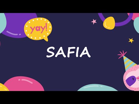 Happy Birthday to Safia - Birthday Wish From Birthday Bash