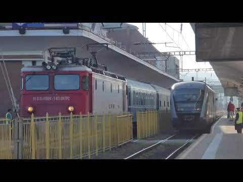 R 4306 Cluj Napoca - Dej Calatori porneste din statie de la linia 1