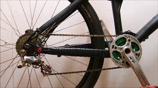Setting chain length on a full suspension bike.