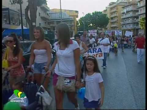 In corteo per il lavoro contro l' irragionevolezza - Teleacras 30.08.2012