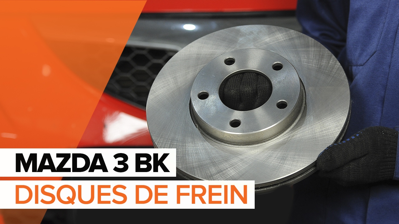 Comment changer : plaquettes de frein avant sur Mazda 3 BK - Guide de remplacement