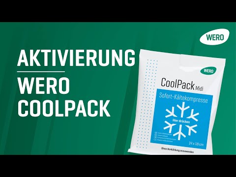 Aktivierung WERO CoolPack Sofort-Kältekompresse