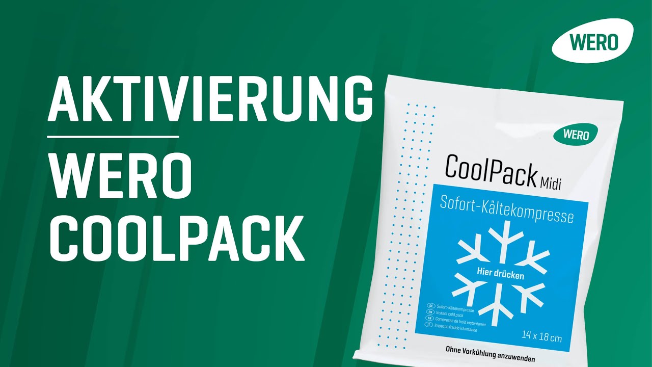 YouTube Video: WERO CoolPack Sofort-Kältekompresse - Mini, 48 Stk