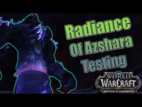 BFA - 8.2 The Eternal Palace Raid Testing! Heroic Radiance of Azshara! Warlock (Aff/Demo) POV!