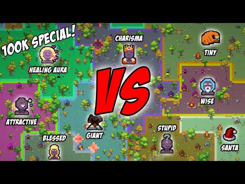 I Gave 100 Nations Different Traits & Made Them FIGHT (100k Special!) - Worldbox