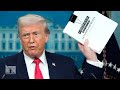 Trump Touts Accomplishments In Surprise White House Press Briefing Appearance