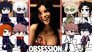 Jujutsu Kaisen React To Obsession ||• JUJUTSU KAISEN REACT AO FILME OBSESSÃO 