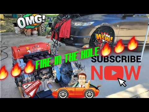 Episode 20: Getting the k20 ready for Install. Firing her up!