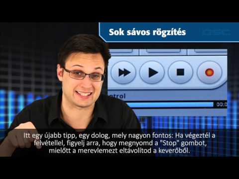 QSC TouchMix Training: 07 Basic Recording (Hungarian)