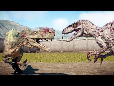 MONOLOPHOSAURUS vs SMALL CARNIVORE DINOSAURS BATTLE  -Jurassic World Evolution 2
